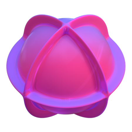 Ball Abstract Shape  3D Icon