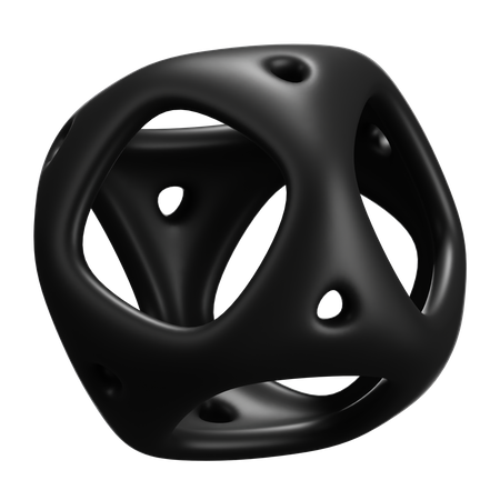 Ball Abstract Shape  3D Icon