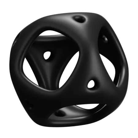 Ball Abstract Shape  3D Icon