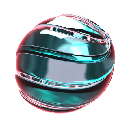 Ball Abstract Shape  3D Icon