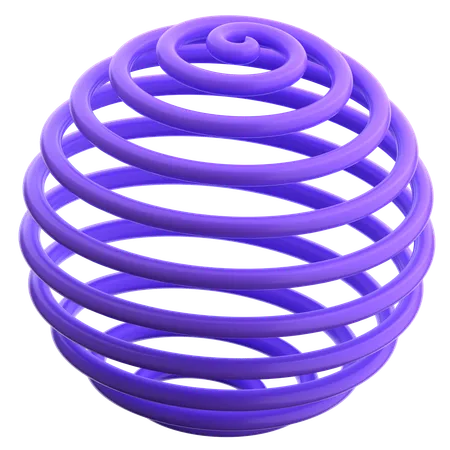 Ball Abstract Shape  3D Icon