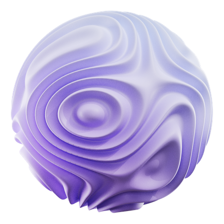 Ball Abstract Shape  3D Icon