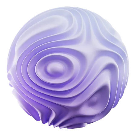 Ball Abstract Shape  3D Icon