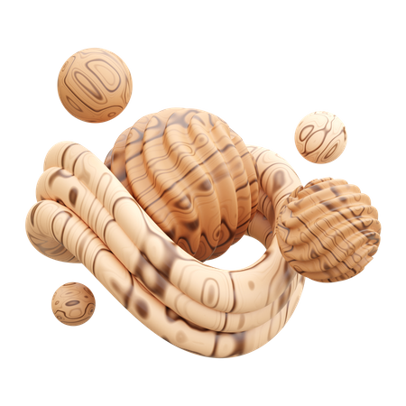 Ball Abstract Shape  3D Icon