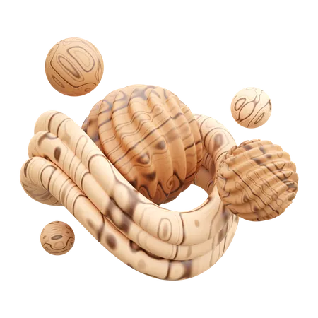 Ball Abstract Shape  3D Icon