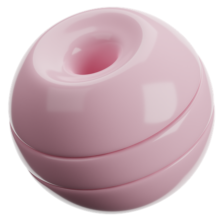 Ball Abstract Shape  3D Icon