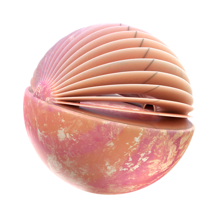 Ball Abstract Shape  3D Icon