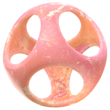 Ball Abstract Shape  3D Icon