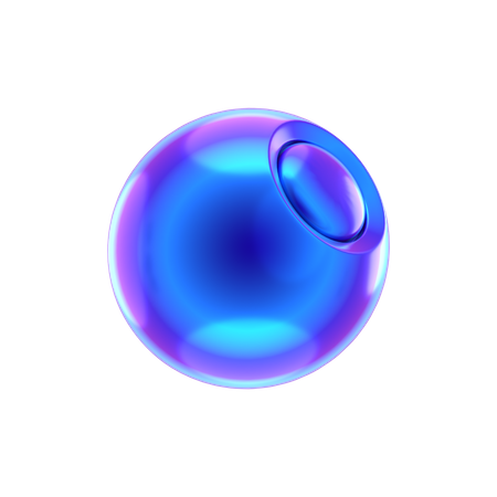 Ball Abstract Shape  3D Icon