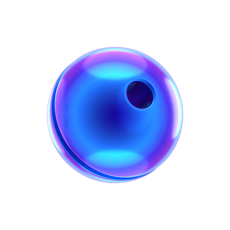Ball Abstract Shape  3D Icon