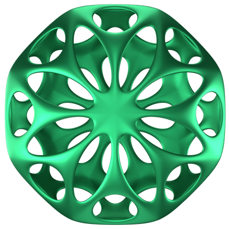 Ball Abstract Shape  3D Icon