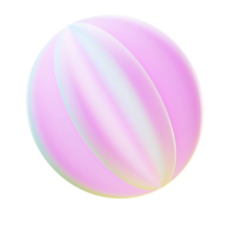 Ball Abstract Shape  3D Icon