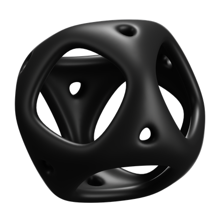 Ball Abstract Shape 3D Icon