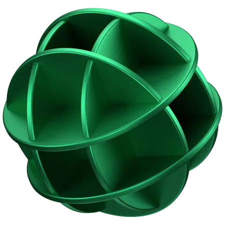 3 D Illustration Of An Abstract Object 3D Icon