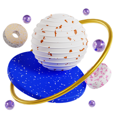 Ball Abstract Shapes  3D Icon