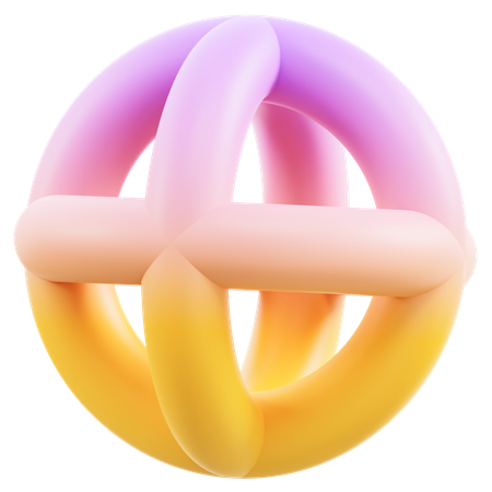 Kugel, abstrakt  3D Icon