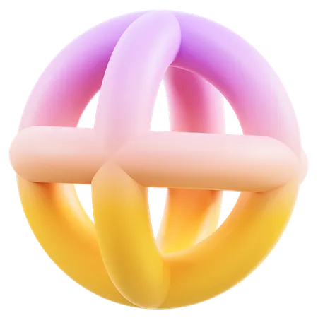 Kugel, abstrakt  3D Icon