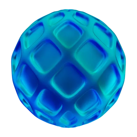 Kugel, abstrakt, form  3D Icon