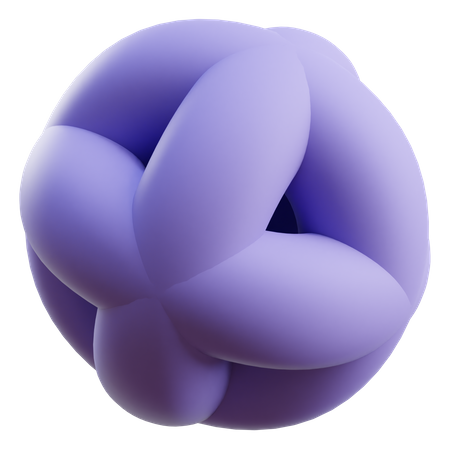 Kugel, abstrakt, form  3D Icon