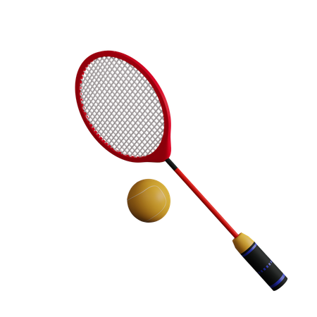 Badmintonball  3D Icon