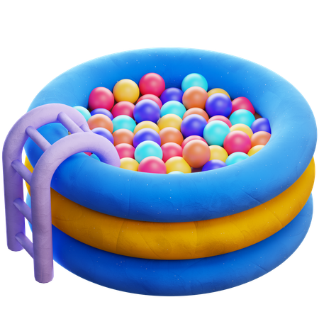 Ball Bath  3D Icon
