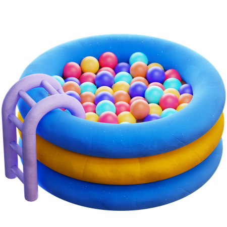 Ball Bath  3D Icon