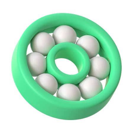 Ball Bearing  3D Icon