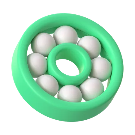 Ball Bearing  3D Icon