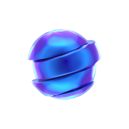 Ball form abstrakte form  3D Icon