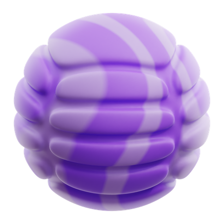 Ball Gradient Abstract Shape  3D Icon