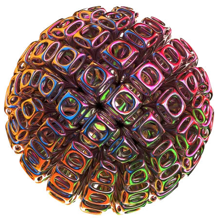 Ball holografische Formen  3D Icon