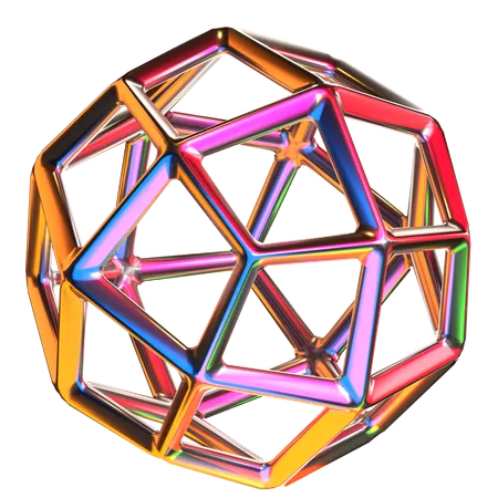 Ball holografische Formen  3D Icon