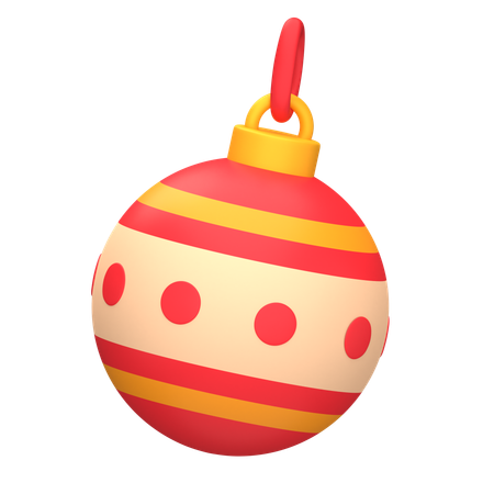 Ball Ornament  3D Icon