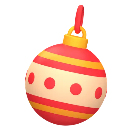 Ball Ornament 3 D Icon 3D Icon
