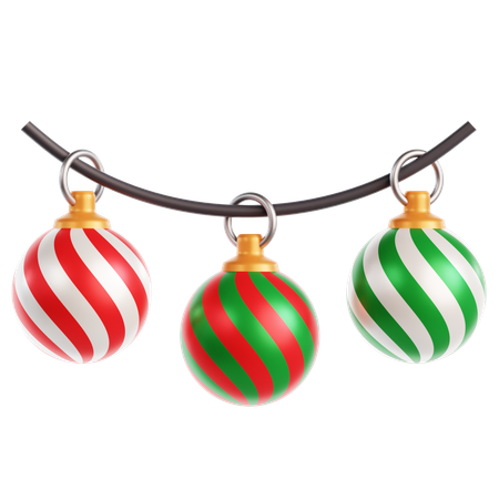 Ball Ornaments  3D Icon