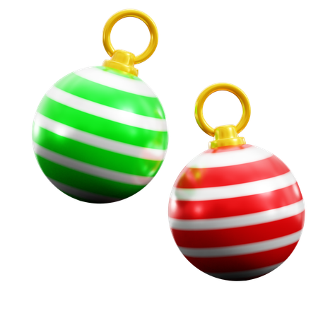 Ball ornaments  3D Icon