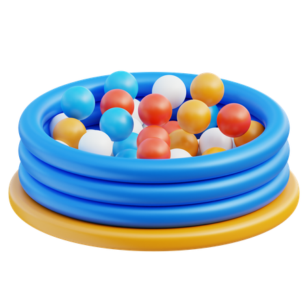 Ball Pit  3D Icon