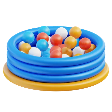 Ball Pit  3D Icon