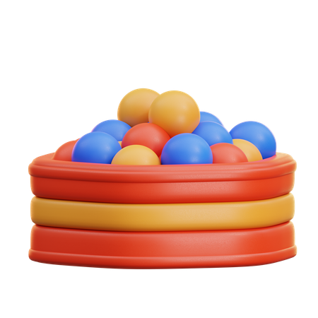 Ball Pit  3D Icon