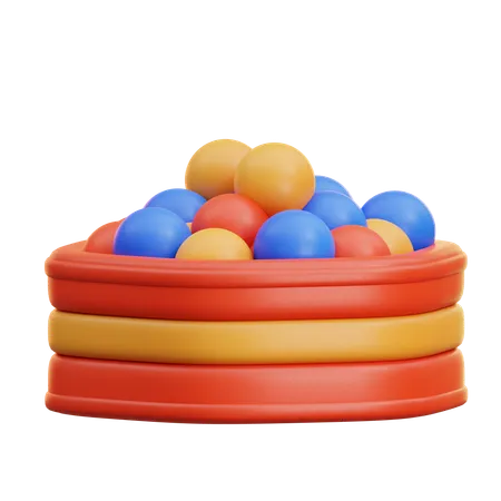 Ball Pit  3D Icon