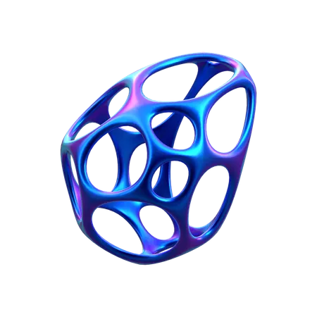 Ball Ring Shape  3D Icon