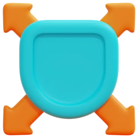 Ballschirmverteidigung  3D Icon