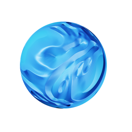Ball Wave  3D Icon