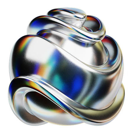 Boule abstraite  3D Icon