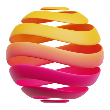 Boule abstraite  3D Icon