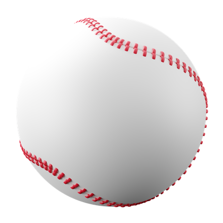 Balle de baseball  3D Icon