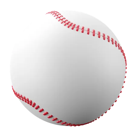 Balle de baseball  3D Icon