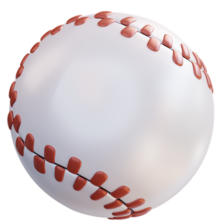 Balle de baseball  3D Icon