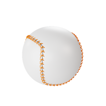 Balle de baseball  3D Icon