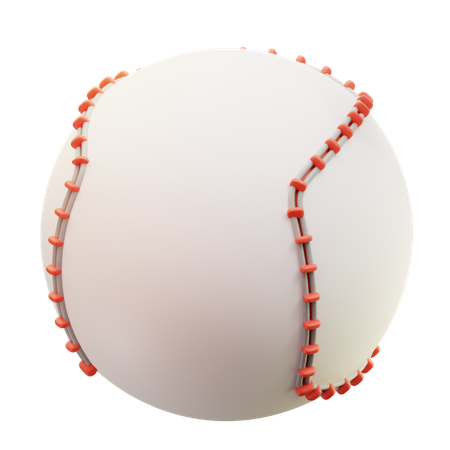 Balle de baseball  3D Icon